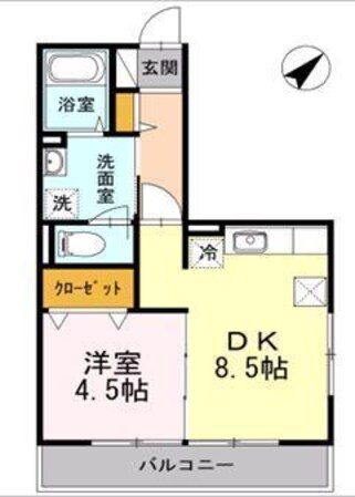 グランペール豊洲の物件間取画像